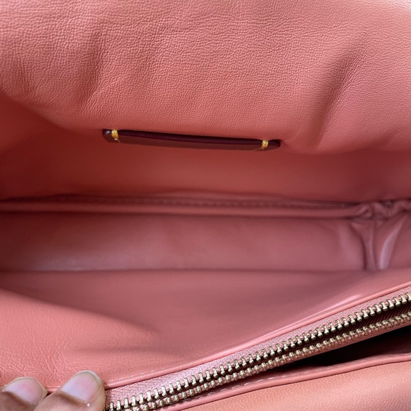 Coach Leather Pillow Tabby 26 in Light Coral - Picture 7 of 13